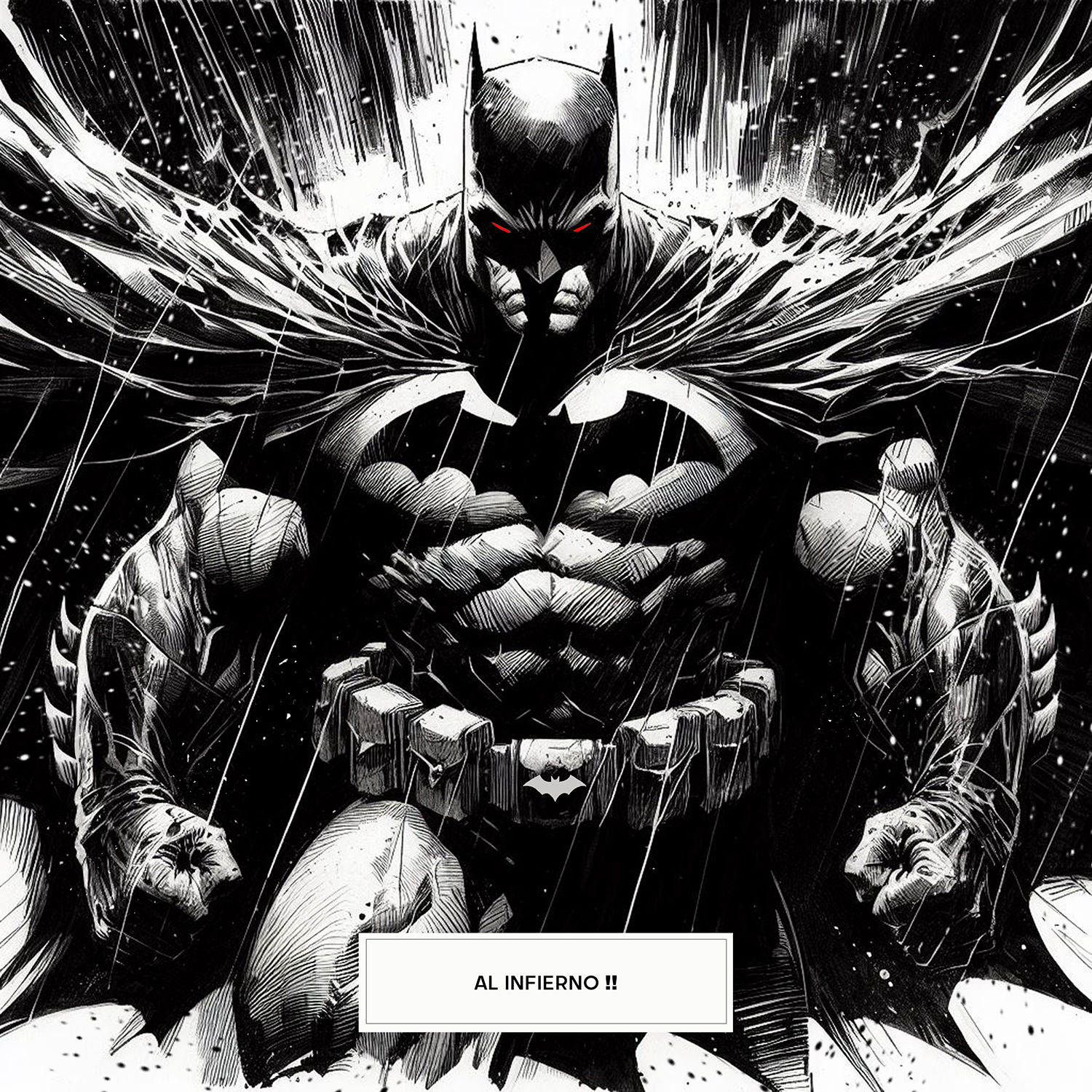 Batman - al infierno por Manuel De La Fuente / manuelsart.com