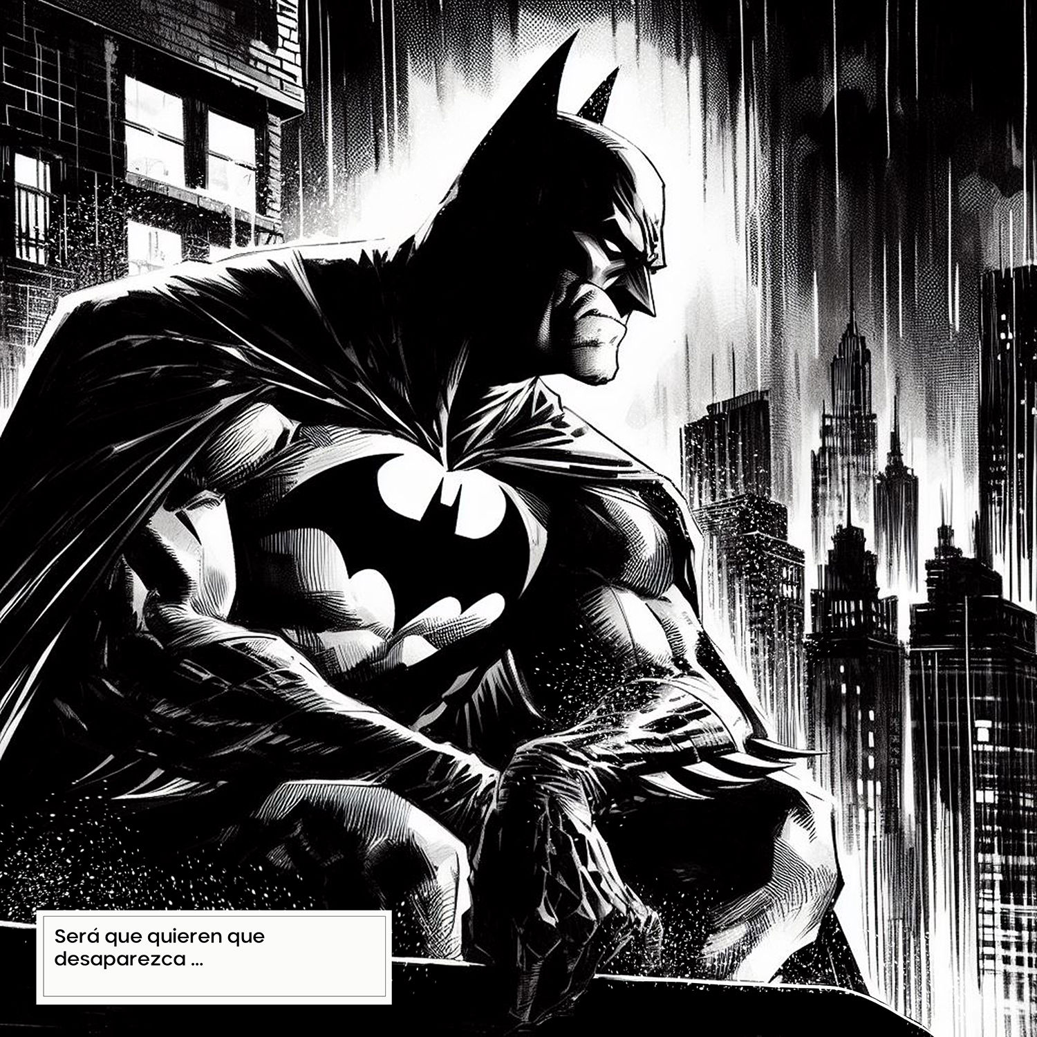Batman por Manuel De La Fuente / manuelsart.com
