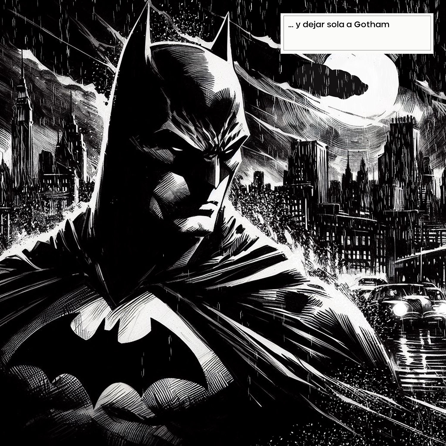 Batman por Manuel De La Fuente / manuelsart.com