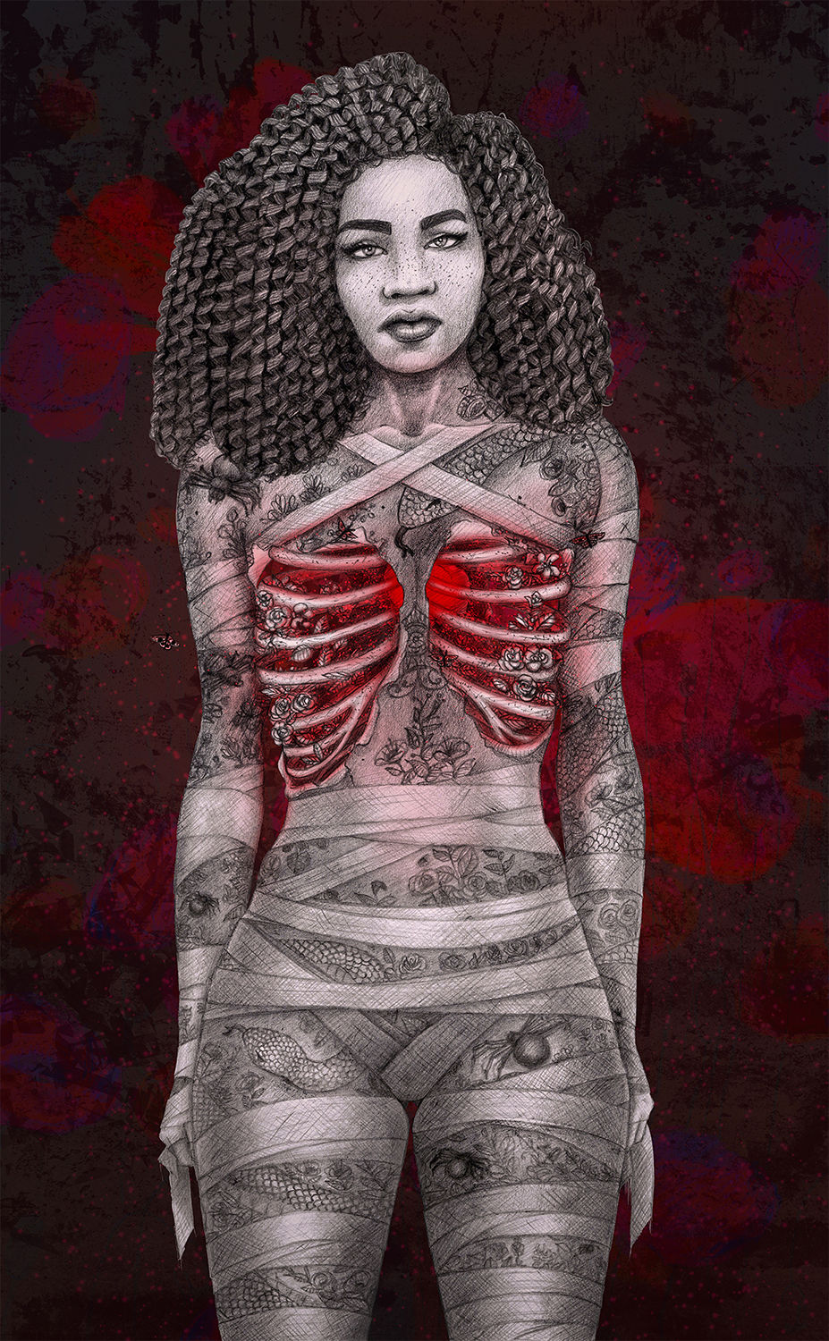 Black warrior por Manuel De La Fuente / manuelsart.com
