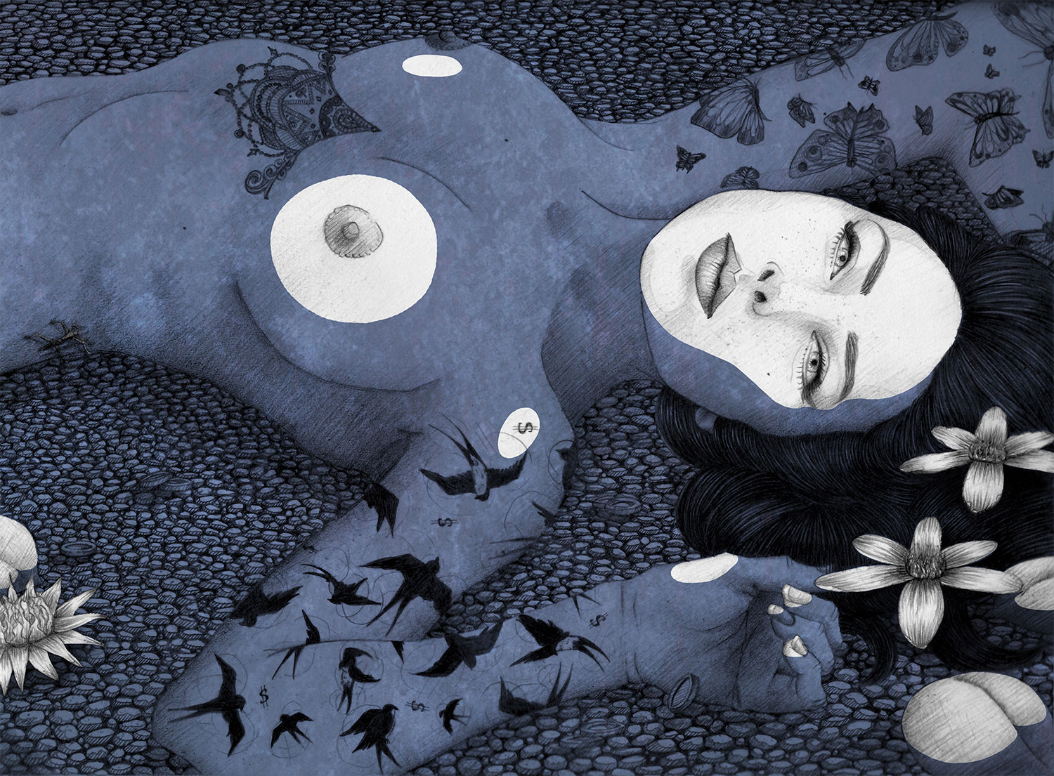 Black water of liberty por Manuel De La Fuente / manuelsart.com