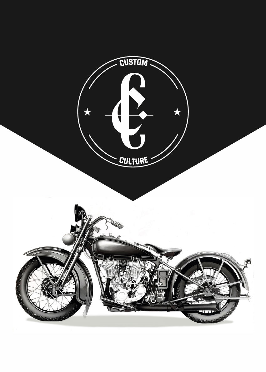 Carte CC Harley 1930 por Manuel De La Fuente / manuelsart.com