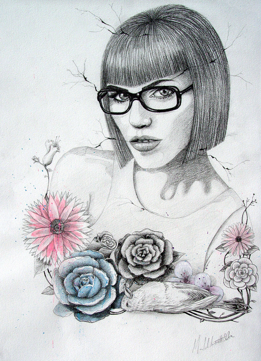 Live muses & dead roses 2 por Manuel De La Fuente / manuelsart.com